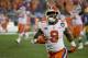 Clemson running back Travis Etienne