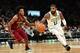 BOSTON, MA - NOVEMBER 30: Kyrie Irving #11 of the Boston Celtics drives to the basket past Collin Sexton #2 of the Cleveland Cavaliers during a game at TD Garden on November 30, 2018 in Boston, Massachusetts. NOTE TO USER: User expressly acknowledges and