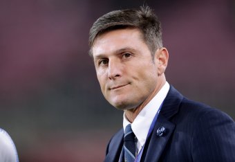 BARCELONA, SPAIN - OCTOBER 24: Javier Zanetti during the UEFA Champions League  match between FC Barcelona v Internazionale at the Camp Nou on October 24, 2018 in Barcelona Spain (Photo by Jeroen Meuwsen/Soccrates/Getty Images)