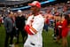 Former MLB pitcher Pat Mahomes at a Chiefs game.