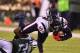 EAST RUTHERFORD, NJ - DECEMBER 15: Wide receiver DeAndre Hopkins #10 of the Houston Texans is tackled by cornerback Morris Claiborne #21 of the New York Jets during the second half at MetLife Stadium on December 15, 2018 in East Rutherford, New Jersey. T