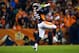 DENVER, CO - DECEMBER 15: Outside linebacker Bradley Chubb #55 of the Denver Broncos celebrates after a second quarter sack against the Cleveland Browns at Broncos Stadium at Mile High on December 15, 2018 in Denver, Colorado. (Photo by Dustin Bradford/G