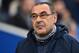Chelsea's Italian head coach Maurizio Sarri arrives for the English Premier League football match between Brighton and Hove Albion and Chelsea at the American Express Community Stadium in Brighton, southern England on December 16, 2018. (Photo by Glyn KIR
