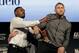 Jones putting his hands on Gustafsson.