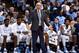 CHAPEL HILL, NORTH CAROLINA - DECEMBER 05: Head coach Roy Williams of the North Carolina Tar Heels reacts during the first half of their game against the North Carolina-Wilmington Seahawks at the Dean Smith Center on December 05, 2018 in Chapel Hill, Nort