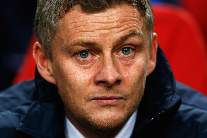 AMSTERDAM, NETHERLANDS - DECEMBER 10: Molde FK Manager / Head Coach, Ole Gunnar Solskjaer looks on during the group A UEFA Europa League match between AFC Ajax and Molde FK held at Amsterdam Arena on December 10, 2015 in Amsterdam, Netherlands. (Photo b