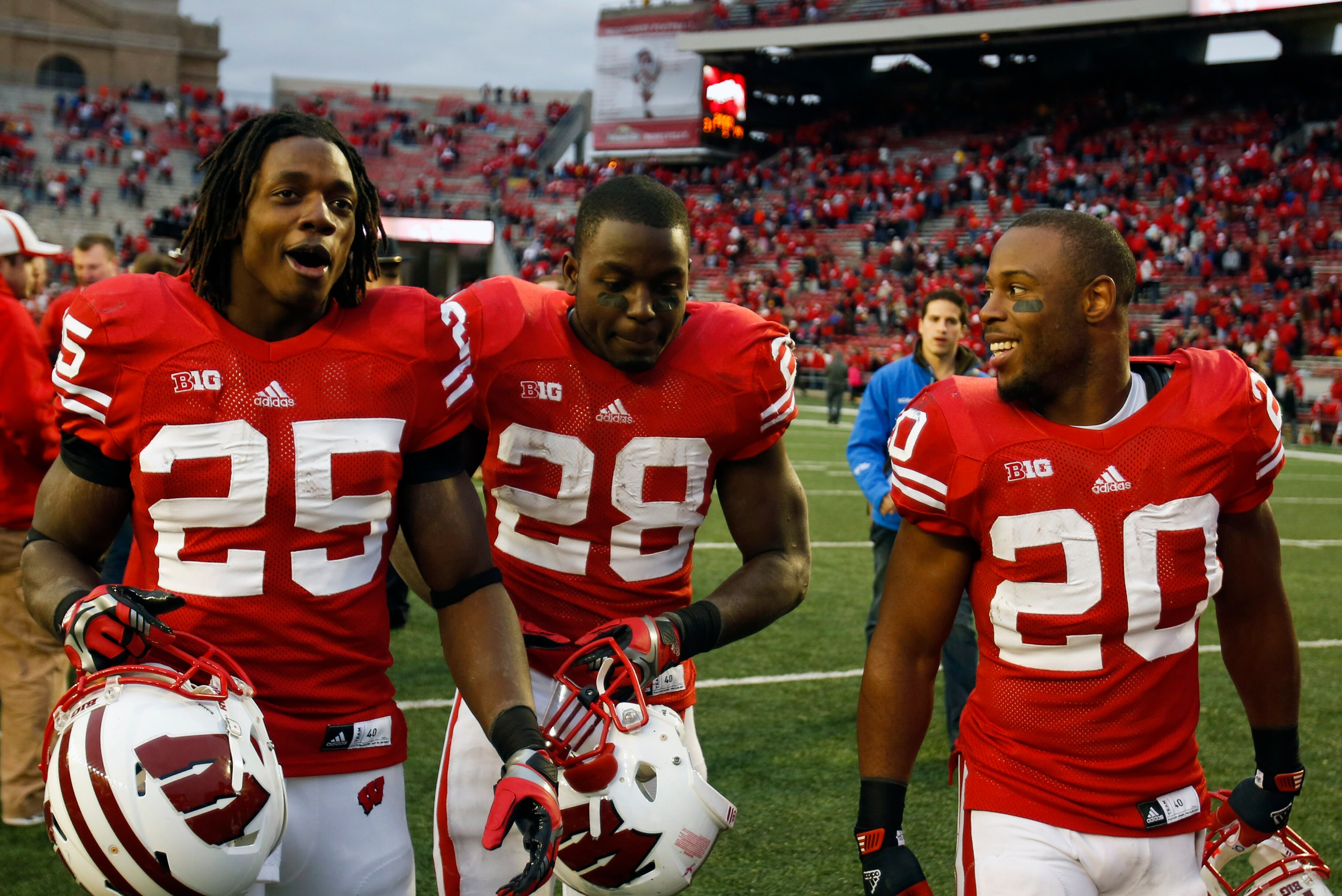 White (20) played as a freshman, sophomore and junior with Ball (28), and as a junior and senior with Gordon (25).