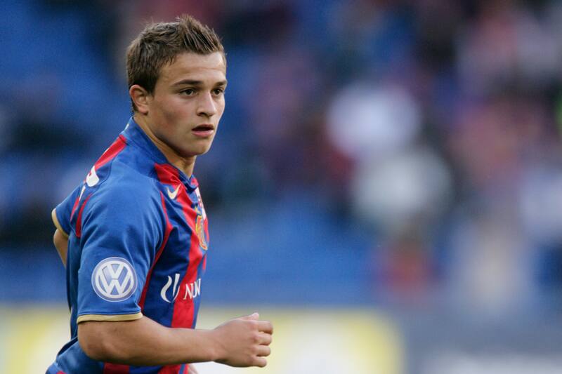 Shaqiri first impressed as a left-back for Basel