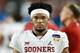 MIAMI, FL - DECEMBER 29: Kyler Murray #1 of the Oklahoma Sooners reacts in the fourth quarter during the College Football Playoff Semifinal against the Alabama Crimson Tide at the Capital One Orange Bowl at Hard Rock Stadium on December 29, 2018 in Miami