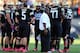BOULDER, CO - SEPTEMBER 29: Offensive coordinator Eric Bieniemy leads the Colorado Buffaloes against the UCLA Bruins at Folsom Field on September 29, 2012 in Boulder, Colorado. UCLA defeated Colorado 42-14. (Photo by Doug Pensinger/Getty Images)