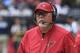 GLENDALE, AZ - DECEMBER 10: Head coach Bruce Arians of the Arizona Cardinals looks on in the game against the Tennessee Titans at University of Phoenix Stadium on December 10, 2017 in Glendale, Arizona. (Photo by Norm Hall/Getty Images)