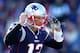 FOXBOROUGH, MASSACHUSETTS - DECEMBER 30: Tom Brady #12 of the New England Patriots calls a play during the game against the New York Jets at Gillette Stadium on December 30, 2018 in Foxborough, Massachusetts. (Photo by Maddie Meyer/Getty Images)