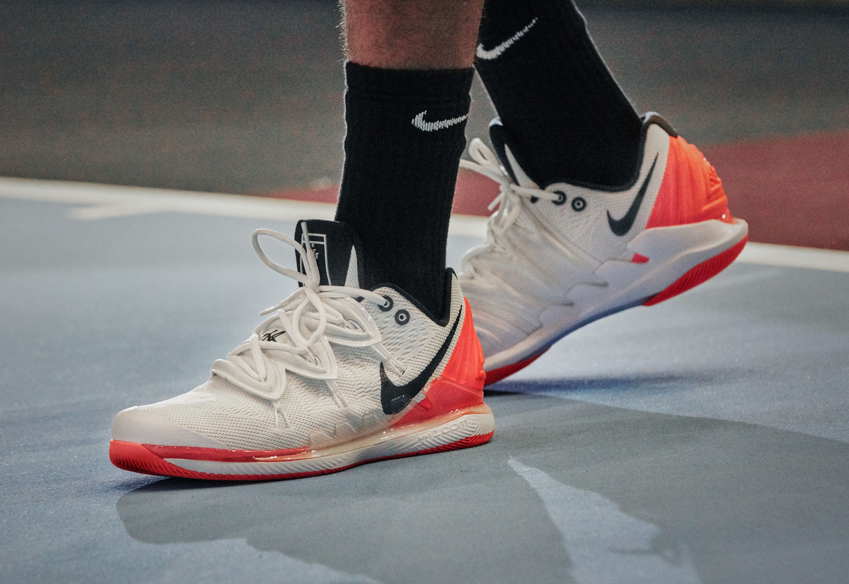 feo Limpiamente Anual Kyrie Irving, Nick Kyrgios Partner for a Hoops-Tennis Sneaker Mashup |  News, Scores, Highlights, Stats, and Rumors | Bleacher Report