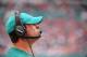 MIAMI, FL - DECEMBER 09: Head coach Adam Gase of the Miami Dolphins coaching against the New England Patriots at Hard Rock Stadium on December 9, 2018 in Miami, Florida. (Photo by Mark Brown/Getty Images)
