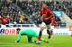NEWCASTLE UPON TYNE, ENGLAND - JANUARY 02: Marcus Rashford of Manchester United celebrates scoring his sides second goal during the Premier League match between Newcastle United and Manchester United at St. James Park on January 2, 2019 in Newcastle upon