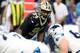 NEW ORLEANS, LOUISIANA - DECEMBER 30: Cameron Jordan #94 of the New Orleans Saints defends during the first half against the Carolina Panthers at the Mercedes-Benz Superdome on December 30, 2018 in New Orleans, Louisiana. (Photo by Chris Graythen/Getty Im