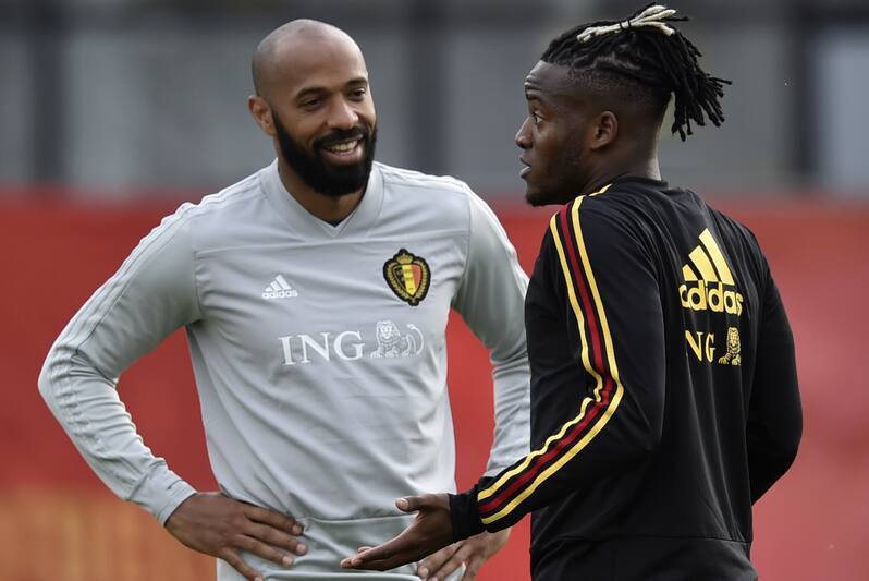 Henry worked with Batshuayi for the Belgium national team.