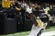 NEW ORLEANS, LOUISIANA - DECEMBER 23: Antonio Brown #84 of the Pittsburgh Steelers celebrates a touchdown during the second half against the New Orleans Saints at the Mercedes-Benz Superdome on December 23, 2018 in New Orleans, Louisiana. (Photo by Chris
