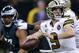 NEW ORLEANS, LA - NOVEMBER 18: Drew Brees #9 of the New Orleans Saints throws the ball during a game against the Philadelphia Eagles at the Mercedes-Benz Superdome on November 18, 2018 in New Orleans, Louisiana. (Photo by Jonathan Bachman/Getty Images)