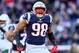 FOXBOROUGH, MASSACHUSETTS - DECEMBER 30: Trey Flowers #98 of the New England Patriots reacts during the third quarter of a game against the New York Jets at Gillette Stadium on December 30, 2018 in Foxborough, Massachusetts. (Photo by Maddie Meyer/Getty I