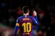 BARCELONA, SPAIN - JANUARY 17: Lionel Messi of FC Barcelona during the La Liga Santander match between FC Barcelona v Levante at the Camp Nou on January 17, 2019 in Barcelona Spain (Photo by Eric Verhoeven/Soccrates/Getty Images)