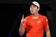 Australia's Alex de Minaur reacts after a point against Spain's Rafael Nadal during their men's singles match on day five of the Australian Open tennis tournament in Melbourne on January 18, 2019. (Photo by WILLIAM WEST / AFP) / -- IMAGE RESTRICTED TO EDI