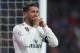 MADRID, SPAIN - JANUARY 19: Sergio Ramos of Real Madrid reacts during the La Liga match between Real Madrid CF and Sevilla FC at Estadio Santiago Bernabeu on January 19, 2019 in Madrid, Spain. (Photo by Quality Sport Images/Getty Images)