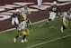 Harrison had to fight off teammate Deshea Townsend early in the return.