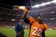 Porter and Peyton Manning became teammates during No. 22's only year in Denver.