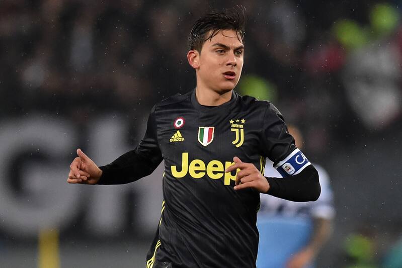 ROME, ITALY - JANUARY 27: Paulo Dybala of Juventus during the Serie A match between SS Lazio and Juventus at Stadio Olimpico on January 27, 2019 in Rome, Italy. (Photo by Giuseppe Bellini/Getty Images)