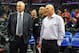 LOS ANGELES, CALIFORNIA - DECEMBER 11: Jerry West and Steve Ballmer attend a basketball game between the Los Angeles Clippers and the Toronto Raptors at Staples Center on December 11, 2018 in Los Angeles, California. (Photo by Allen Berezovsky/Getty Image
