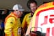 DAYTONA BEACH, FL - FEBRUARY 09: Ryan Newman, driver of the #6 Oscar Mayer Deli Fresh Ford, stands in the garage area during practice for the Monster Energy NASCAR Cup Series 61st Annual Daytona 500 at Daytona International Speedway on February 9, 2019