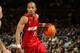 NEW YORK - JANUARY 24: Rafer 'Skip to my Lou' Alston #11 of the Miami Heat shows off his dribbling skills against Stephon Marbury #3 of the New York Knicks January 24, 2004 at Madison Square Garden in New York City. NOTE TO USER: User expressly acknowled
