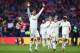 MADRID, SPAIN - FEBRUARY 09: Raphael Varane of Real Madrid celebrates after the La Liga match between Club Atletico de Madrid and Real Madrid CF at Wanda Metropolitano on February 09, 2019 in Madrid, Spain. (Photo by Denis Doyle/Getty Images)