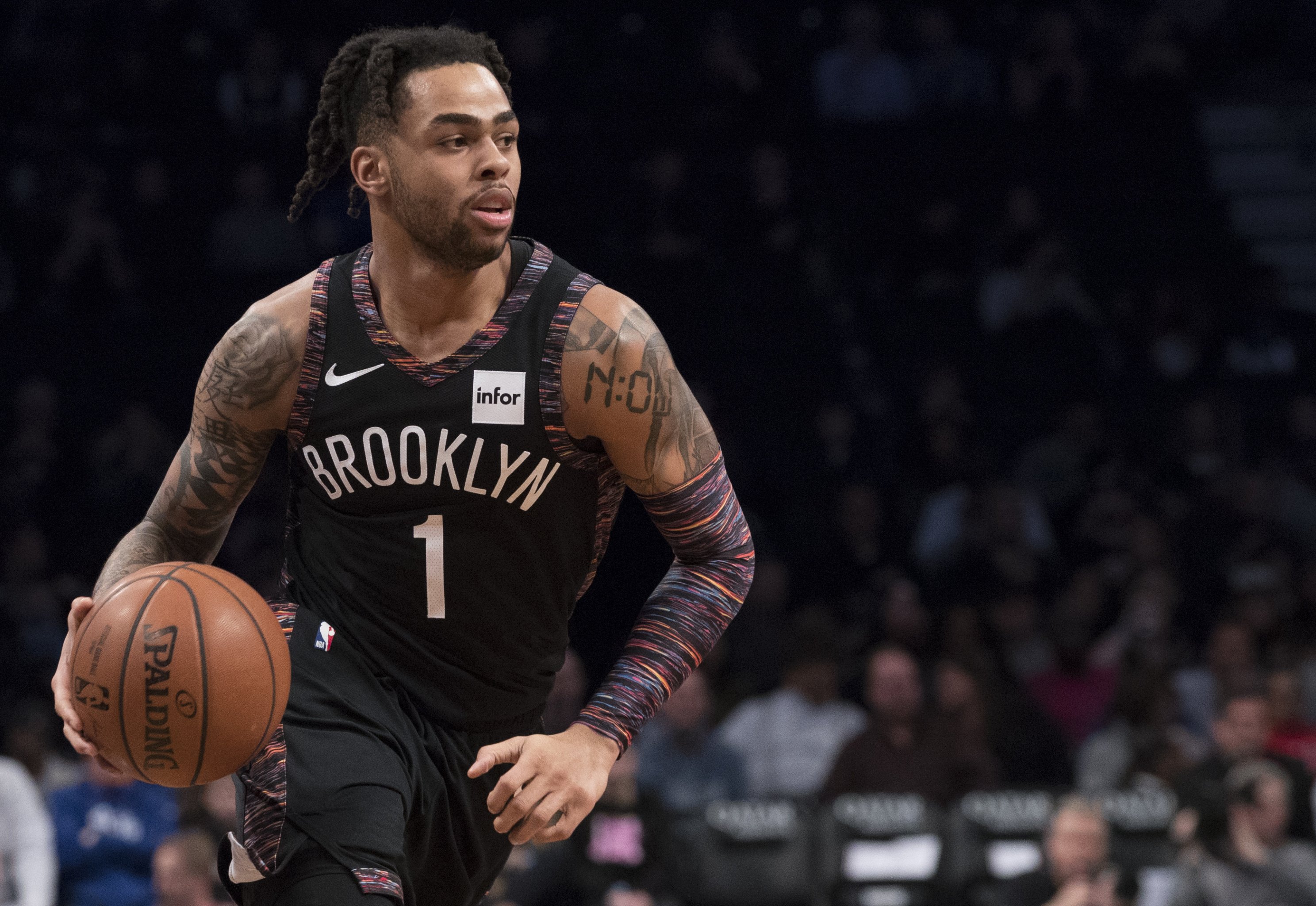 Nets' Russell Thriving in Leadership Role
