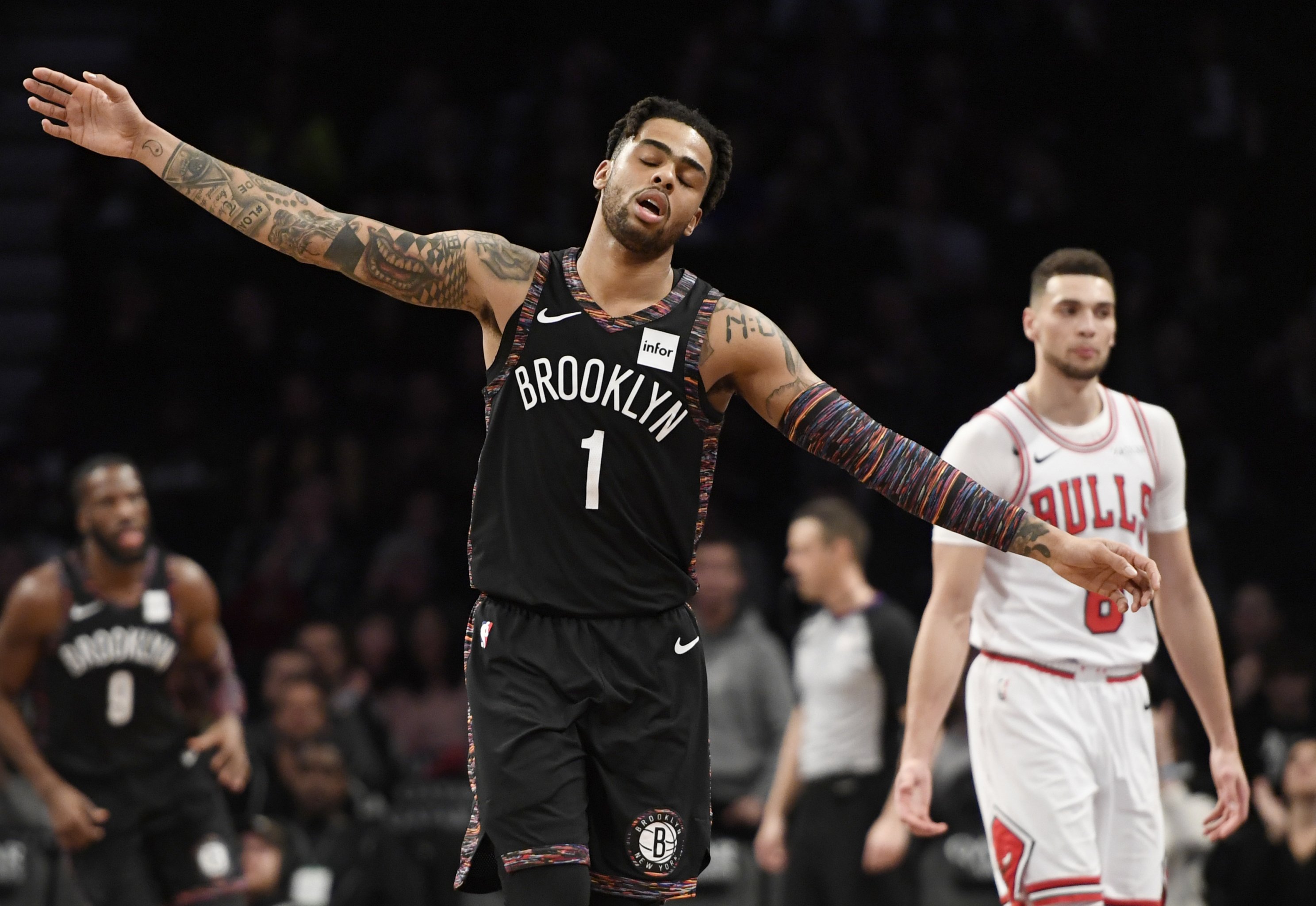 Nets Said to Be Trading Brook Lopez to Lakers for D'Angelo Russell - The  New York Times