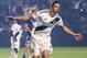 CARSON, CA - SEPTEMBER 29: Zlatan Ibrahimovic #9 of Los Angeles Galaxy celebrates his penalty kick goal during the Los Angeles Galaxy's MLS match against Vancouver Whitecaps at the StubHub Center on September 29, 2018 in Carson, California. The Los Angel