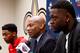 Despite the additions of Elfrid Payton (far left) and Julius Randle, GM Dell Demps saw the Pelicans parlay a 4-0 start dissolve in to a 26-33 mark by the All-Star break.