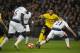 LONDON, ENGLAND - FEBRUARY 13: Jadon Sancho of Borussia Dortmund and of Tottenham Hotspur during the UEFA Champions League Round of 16 First Leg match between Tottenham Hotspur and Borussia Dortmund at Wembley Stadium on February 13, 2019 in London, Engla