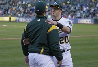 A's infielder Mark Canha made a public show of his support for Maxwell's protest by standing next to him while Maxwell kneeled before the game in 2017.