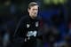 BRIGHTON, ENGLAND - FEBRUARY 09: Peter Crouch of Burnley takes part in the warm-up before the Premier League match between Brighton & Hove Albion and Burnley FC at American Express Community Stadium on February 09, 2019 in Brighton, United Kingdom. (Phot