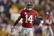 BATON ROUGE, LA - NOVEMBER 03: Deionte Thompson #14 of the Alabama Crimson Tide reacts after the LSU Tigers missed a second half field goal at Tiger Stadium on November 3, 2018 in Baton Rouge, Louisiana. Alabama won the game 29-0. (Photo by Gregory Shamu