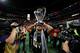 ATLANTA, GA - DECEMBER 08: Josef Martinez #7 of Atlanta United celebrates with the MLS Cup after their 2-0 win over the Portland Timbers during the 2018 MLS Cup between Atlanta United and the Portland Timbers at Mercedes-Benz Stadium on December 8, 2018