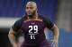 Mississippi State Center, Elgton Jenkins, at the NFL Scouting Combine in Indianapolis.