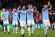 BOURNEMOUTH, ENGLAND - MARCH 02: David Silva of Manchester City celebrates victory after the Premier League match between AFC Bournemouth and Manchester City at Vitality Stadium on March 02, 2019 in Bournemouth, United Kingdom. (Photo by Richard Heathcote