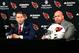 Arizona Cardinals head coach Kliff Kingsbury (left) and general manager Steve Keim (right)
