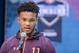 INDIANAPOLIS, IN - MARCH 1: Kyler Murray #QB11 of the Oklahoma Sooners is seen at the 2019 NFL Combine at Lucas Oil Stadium on March 1, 2019 in Indianapolis, Indiana. (Photo by Michael Hickey/Getty Images)