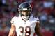 SANTA CLARA, CA - DECEMBER 23: Adrian Amos Jr. #38 of the Chicago Bears looks on during the game against the San Francisco 49ers at Levi Stadium on December 23, 2018 in Santa Clara, CA. The Bears defeated the 49ers 14-9. (Photo by Rob Leiter/Getty Image