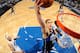 ORLANDO, FL - MARCH 8: Dwight Powell #7 of the Dallas Mavericks shoots the ball against the Orlando Magic on March 8, 2019 at Amway Center in Orlando, Florida. NOTE TO USER: User expressly acknowledges and agrees that, by downloading and or using this pho