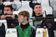 Juventus' Portuguese forward Cristiano Ronaldo (Rear R) and Juventus' Argentine forward Paulo Dybala (L) sit in the substitutes area prior to the Italian Serie A football match Juventus vs Udinese on March 8, 2019 at the Juventus Allianz stadium in Turin.